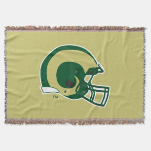 Colorado State University Helmet Mark Throw Blanket