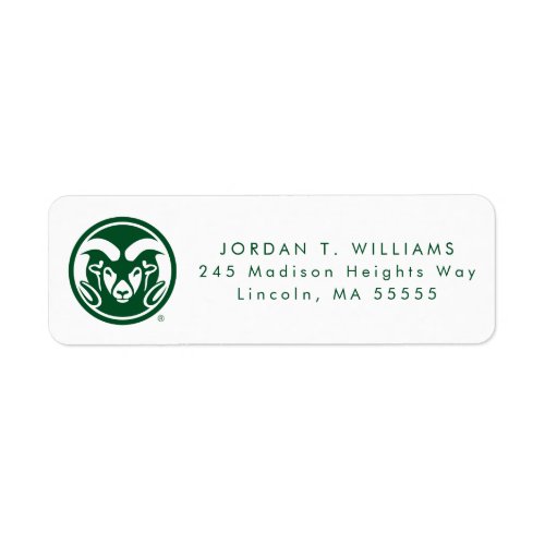 Colorado State University Label