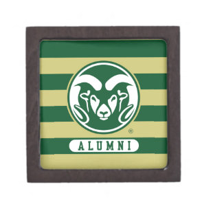 Colorado State University Logo Alumni Stripes Gift Box