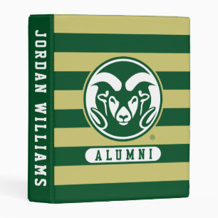 Colorado State University Logo Alumni Stripes Mini Binder