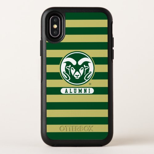 Colorado State University Logo Alumni Stripes OtterBox Symmetry iPhone X Case