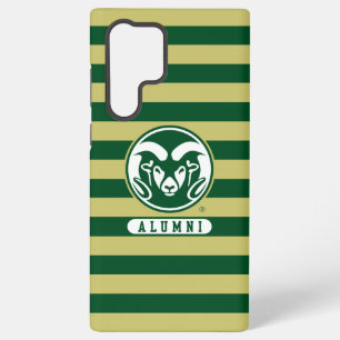 Colorado State University Logo Alumni Stripes Samsung Galaxy S22 Ultra Case