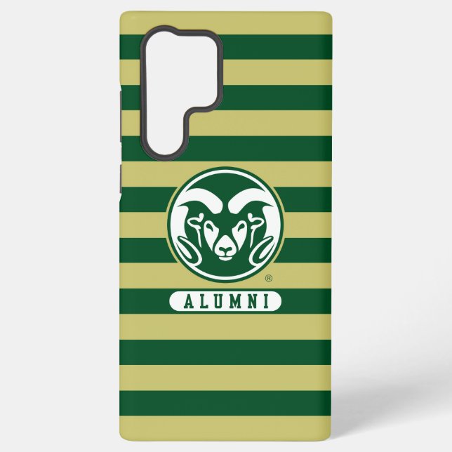 Colorado State University Logo Alumni Stripes Samsung Galaxy Case (Back)
