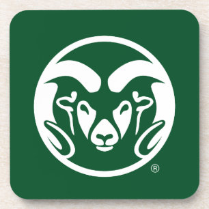Colorado State University Logo Beverage Coaster