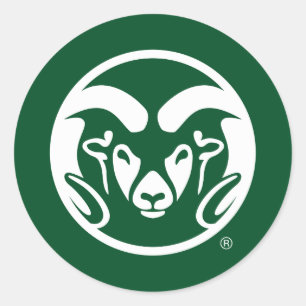 Colorado State University Logo Classic Round Sticker