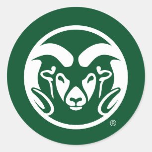 Colorado State University Logo Classic Round Sticker