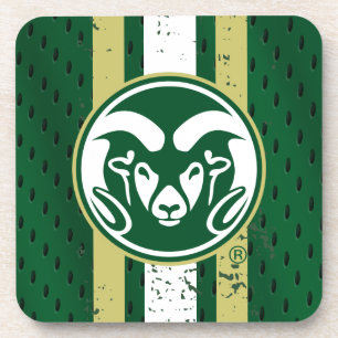 Colorado State University Logo Jersey Beverage Coaster