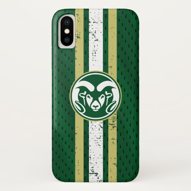 Colorado State University Logo Jersey Case-Mate iPhone Case (Back)