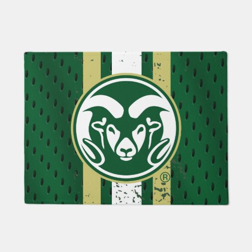 Colorado State University Logo Jersey Doormat