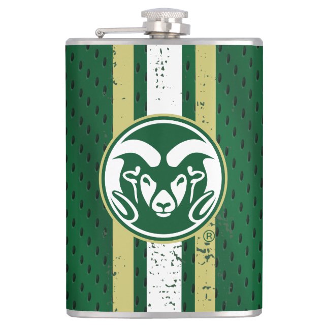 Colorado State University Logo Jersey Flask (Front)