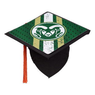 Colorado State University Logo Jersey Graduation Cap Topper