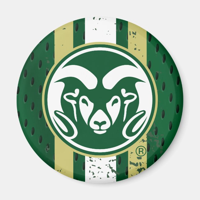 Colorado State University Logo Jersey Magnet (Front)