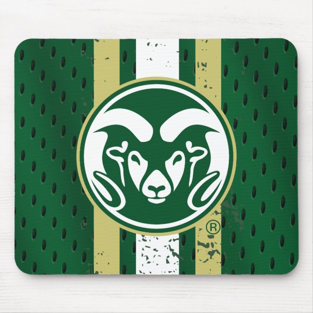 Colorado State University Logo Jersey Mouse Pad (Front)