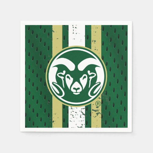 Colorado State University Logo Jersey Napkins