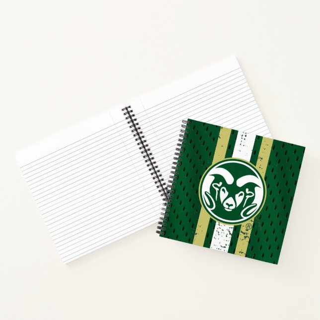 Colorado State University Logo Jersey Notebook (Inside)
