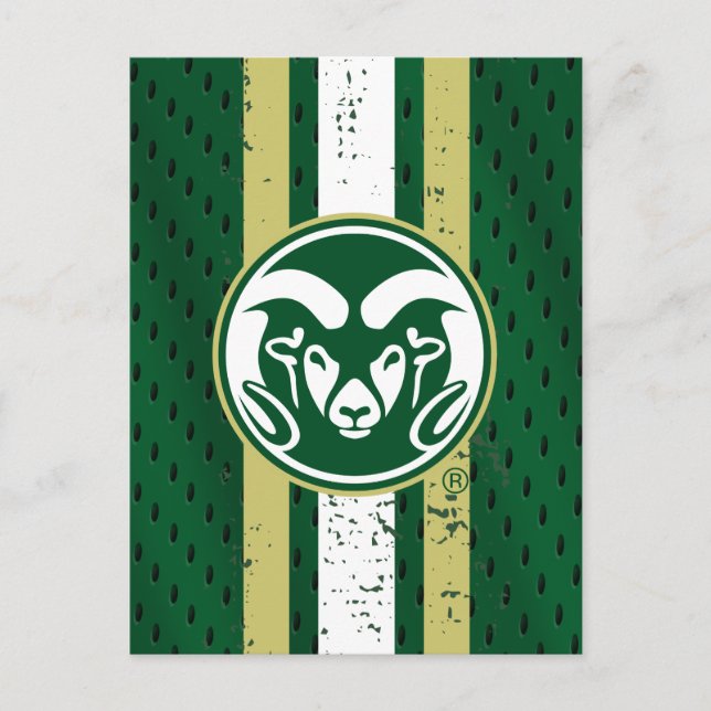 Colorado State University Logo Jersey Postcard (Front)