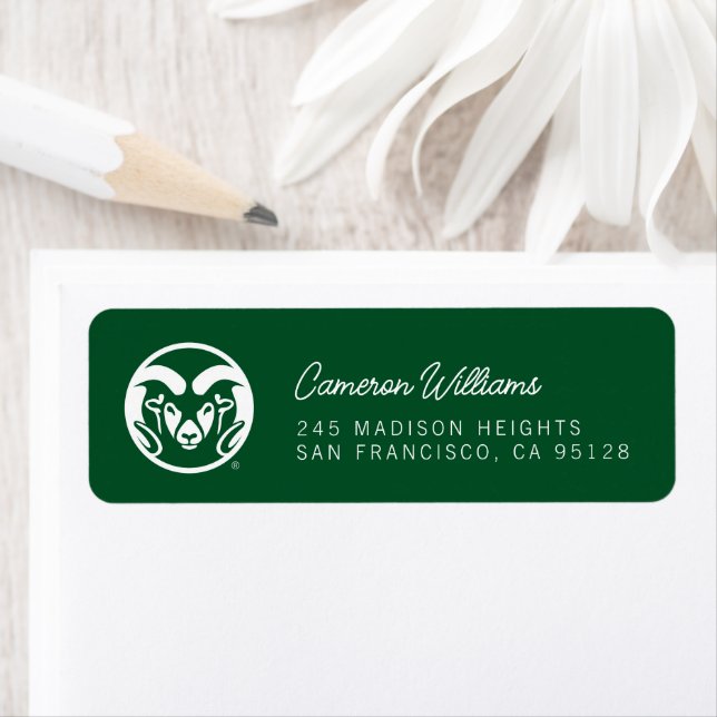 Colorado State University Logo Label (Insitu)