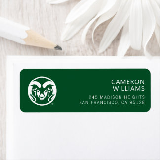 Colorado State University Logo Label