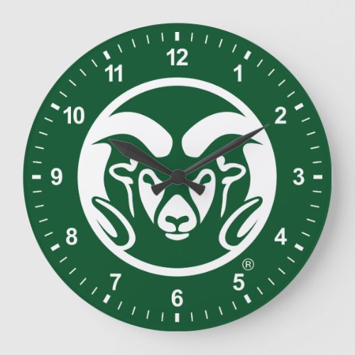 Colorado State University Logo Large Clock