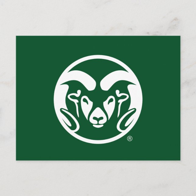 Colorado State University Logo Postcard (Front)