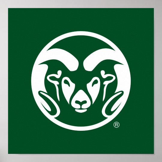 Colorado State University Logo Poster | Zazzle.com