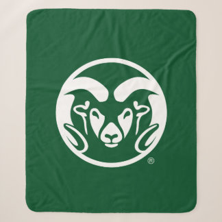 Colorado State University Logo Sherpa Blanket