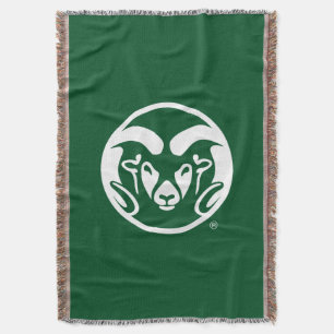 Colorado State University Logo Throw Blanket