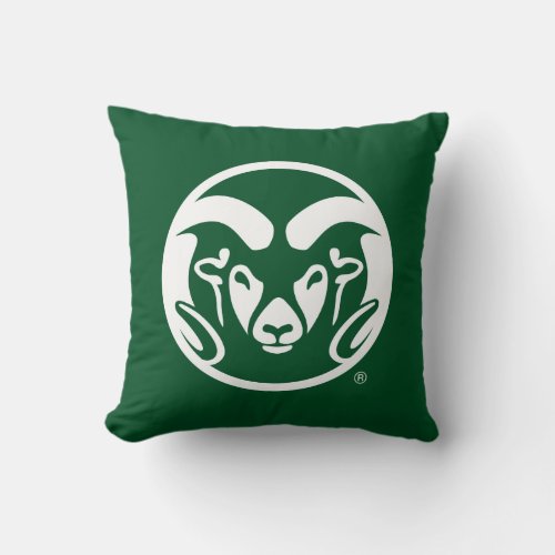 Colorado State University Logo Throw Pillow
