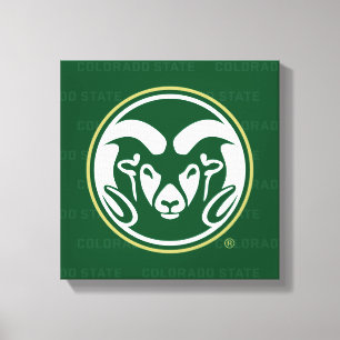 Colorado State University Logo Watermark Canvas Print