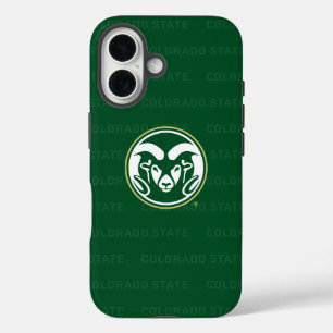 Colorado State University Logo Watermark iPhone 16 Case