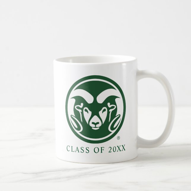 Colorado State University Logo Watermark Coffee Mug (Right)