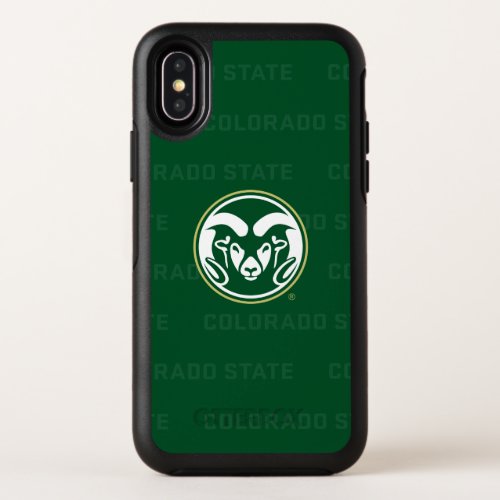 Colorado State University Logo Watermark OtterBox Symmetry iPhone X Case