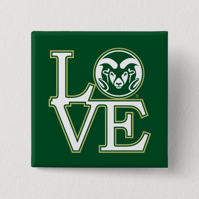 Colorado State University Love Button (Front)