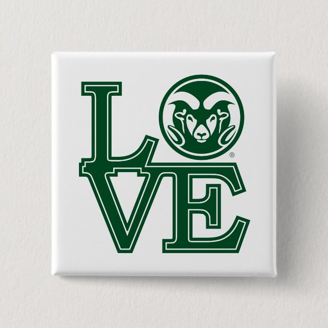 Colorado State University Love Button (Front)