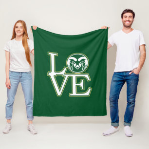 Colorado State University Love Fleece Blanket