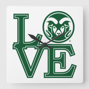 Colorado State University Love Square Wall Clock