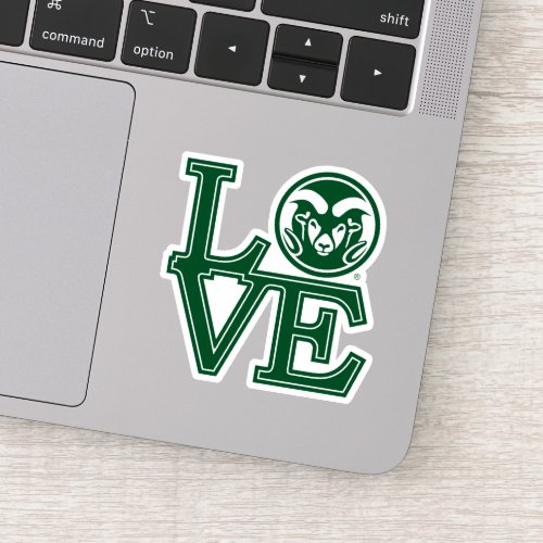 Colorado State University Love Sticker