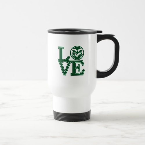 Colorado State University Love Travel Mug