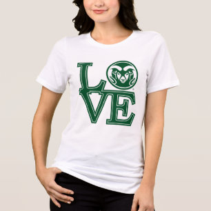 Colorado State University Love Tri-Blend Shirt