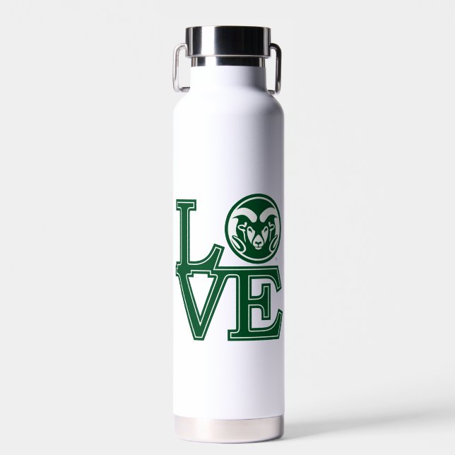 Colorado State University Love Water Bottle (Front)