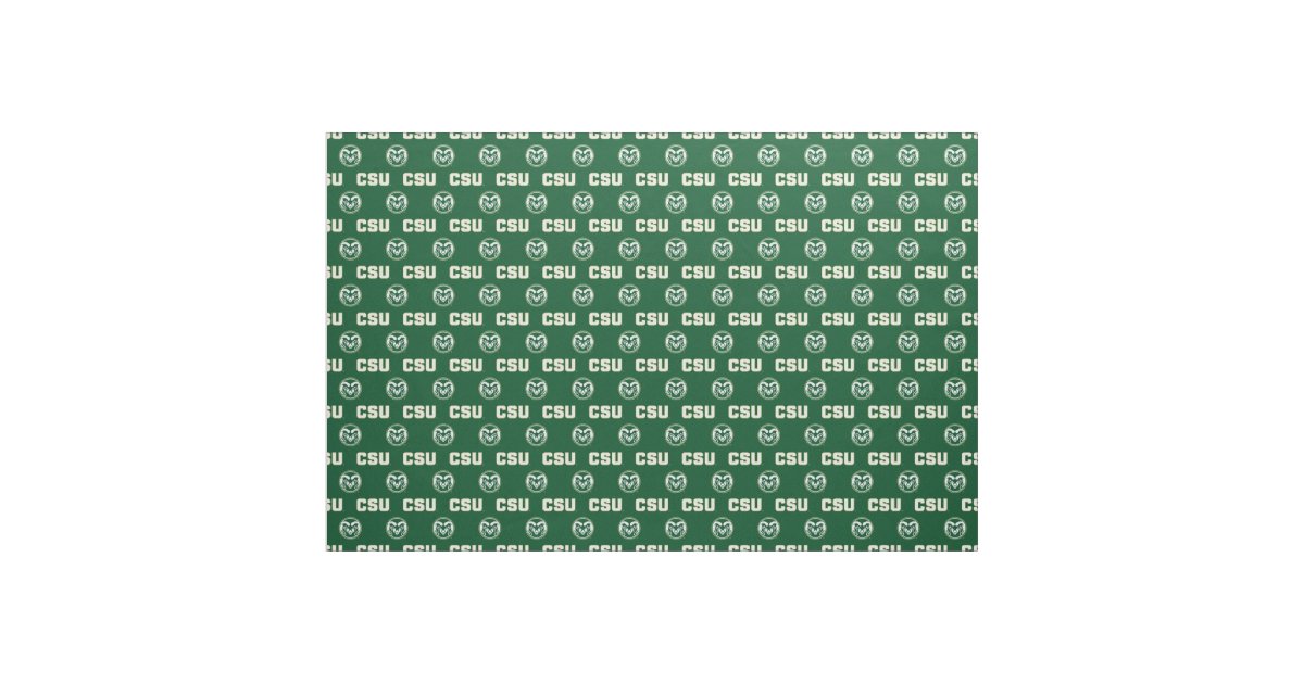 Colorado State University Pattern Fabric | Zazzle