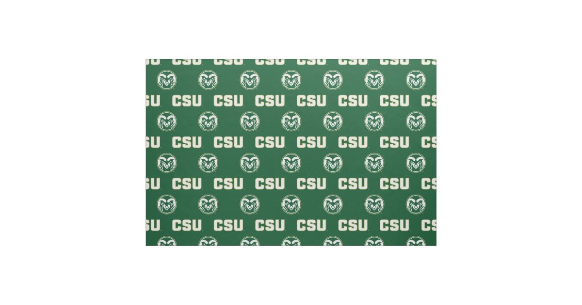 Colorado State University Pattern Fabric | Zazzle