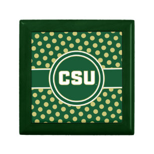 Colorado State University Polka Dot Pattern Gift Box