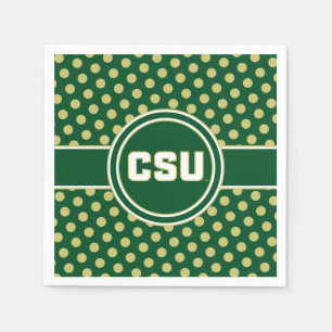 Colorado State University Polka Dot Pattern Napkins