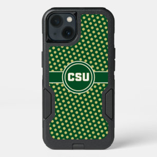 Colorado State University Polka Dot Pattern iPhone 13 Case