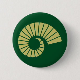 Colorado State University Ram Horn Gold Button