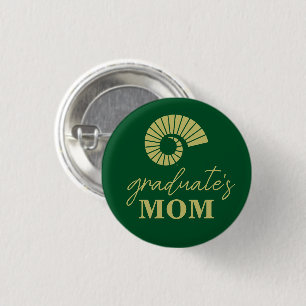 Colorado State University Ram Horn Gold Button