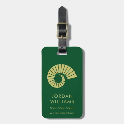 Colorado State University Ram Horn Gold Luggage Tag