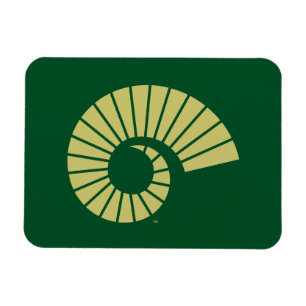Colorado State University Ram Horn Gold Magnet