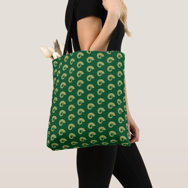 Colorado State University Ram Horn Gold Tote Bag (Close Up)